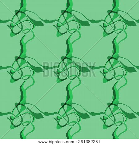 Seamless Pattern Background Of Multicolored Lines With Scribbler.