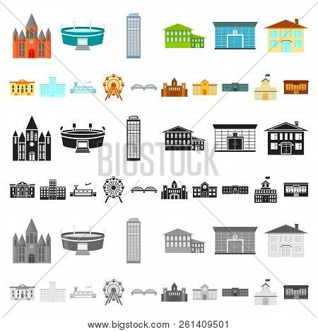Building Repair Cartoon Icons In Set Collection For Design.building Material And Tools Vector Symbol