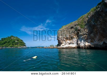 Thai havet: Slappe af Under blå himmel