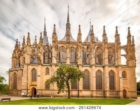 The Cathedral Of St Barbara In Kutna Hora, Czech Republic, Europe.