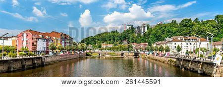 The Moselle River In Epinal, The Vosges Department Of France