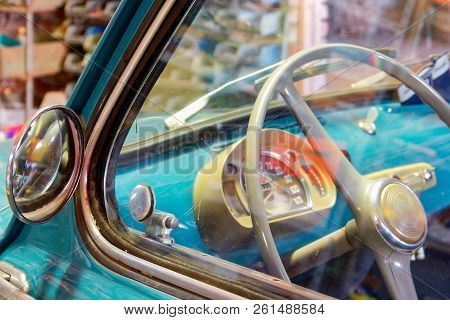 Montagnana, Italy August 27, 2018: Retro Car Fiat 600 1955 Release.