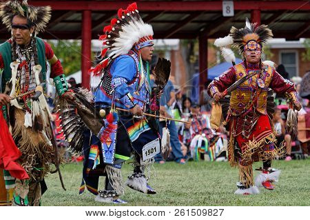 Bismark, North Dakota, September 9, 2018 : 49Th Annual United Tribes Pow Wow, One Of Largest Outdoor