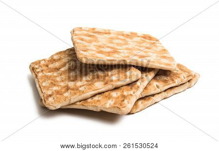 Grilled Sandwich Brot Isolated On White Background