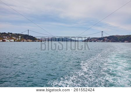 Bosphorus With A Old Town On A Background, Istambul