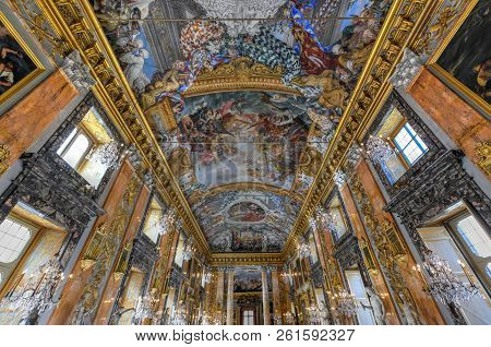 Rome, Italy - March 24, 2018: Colonna Palace Of Paliano In Rome, Italy.  The Palace Has Been Home To
