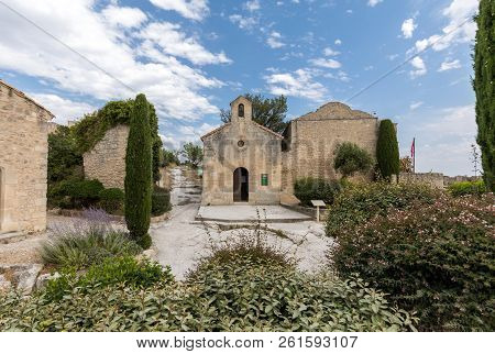 Small Church In Les Baux De Provence, Provence, France