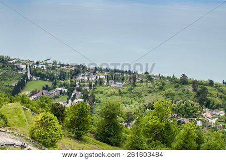 View Of The New Athos From The Iberian Mountain, Abkhazia