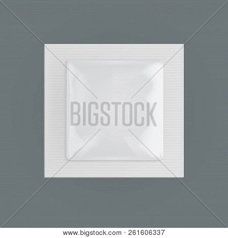 Slim White Shiny Foil Package For Branding