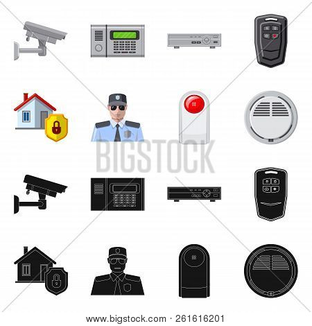 Vector Design Of Office And House Symbol. Set Of Office And System Vector Icon For Stock.