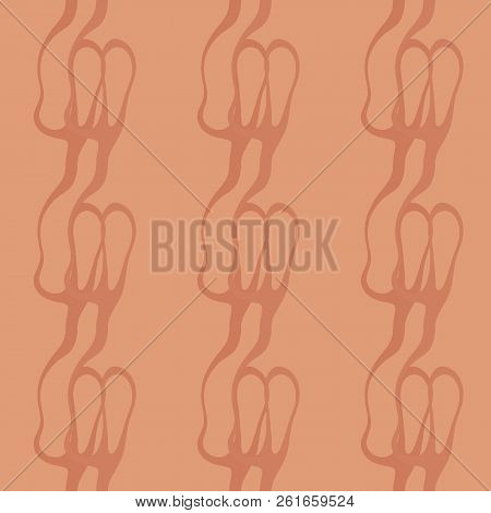 Seamless Pattern Background Of Multicolored Lines With Scribbler.