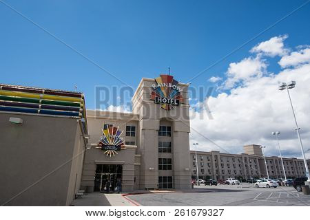 May 10 2017 - West Wendover, Utah: The Rainbow Casino, Located In West Wendover, A Town On The Utah 