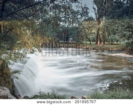 Shot Of The Lambro Park In Milan In Autumn