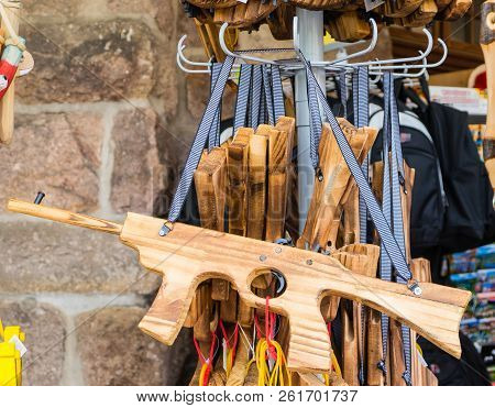 Wooden Weapon Toys For Children Objects Guns