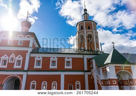 Vyazemsky Ioanno-predtechensky Monastery. Church. Autumn Day In Russia