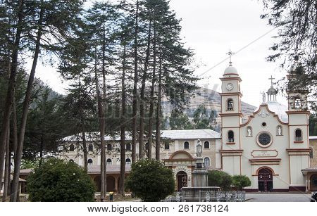 Convent Of Santa Rosa De Ocopa Entrance In Concepcion, Peru. Architecture.