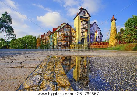 Beautiful View Of Public Building Colmar, Bukit Tinggi, Malaysia.
