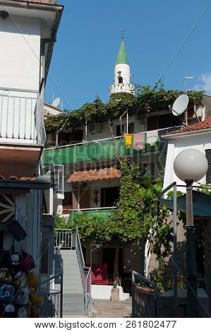 Ulcinj, Montenegro - September 12, 2018. Ulcinj A Historic Town Located On The Southern Coast Of Mon