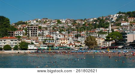 Ulcinj, Montenegro - September 12, 2018. Ulcinj A Historic Town Located On The Southern Coast Of Mon