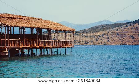 Beautiful Ksamil Beach Near Sarande, Southern Albania