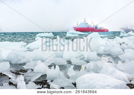 Beautiful Landscape And Scenery In Antarctica