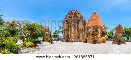 Panorama Of Ponagar (thap Ba Po Nagar) - Cham Temple In Nha Trang, Vietnam In A Summer Day