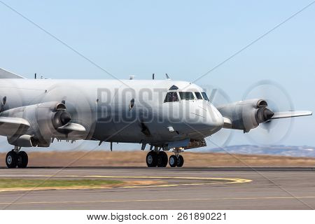 Avalon, Australia - March 3, 2013: Royal Australian Air Force (raaf) Lockheed Ap-3c Orion Maritime P
