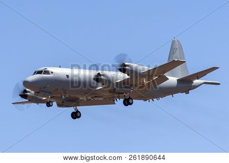 Avalon, Australia - March 3, 2013: Royal Australian Air Force (raaf) Lockheed Ap-3c Orion Maritime P