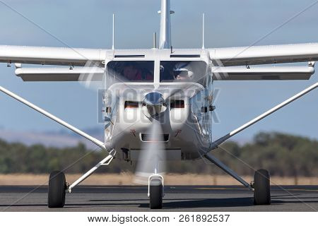Avalon, Victoria, Australia - March 3, 2013: Gippsland Aeronautics Ga8 Airvan (vh-sxk) Single Engine