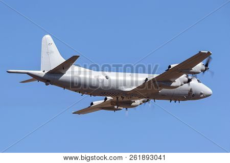 Avalon, Australia - March 2, 2013: Royal Australian Air Force (raaf) Lockheed Ap-3c Orion Maritime P