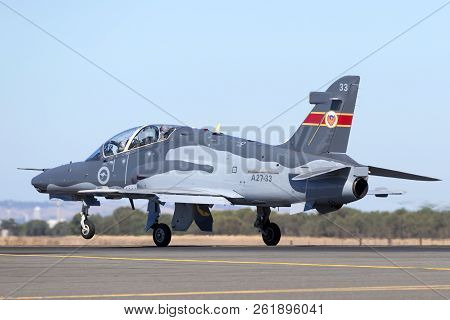 Avalon, Australia - March 3, 2013: Royal Australian Air Force (raaf) Bae Hawk 127 Lead In Fighter Tr