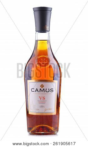 Poznan, Pol - Sep 27, 2018: Bottle Of Camus Cognac, A Brand Founded By Jean-baptiste Camus In 1863, 