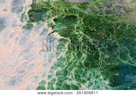 Therapeutic Hydrogen Sulfide Waves And Source In Karlovy Vary, Czech Republic.