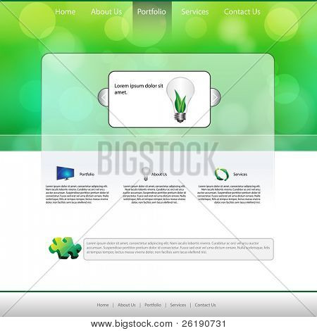 EPS10 Красочные веб-страницы макета вектор