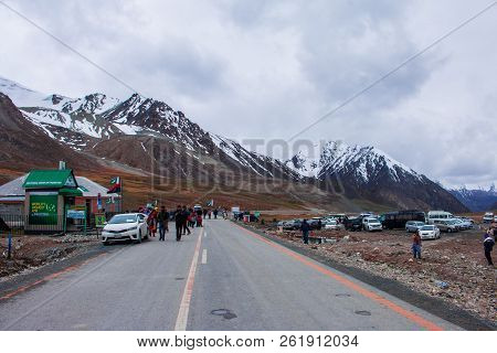 Tourist At Khunjerab Pass, Pak China Border 6/28/2018