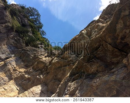Nature In The Mountains On The Southern Coast Of Crimea. Botkin, Tarakhtashskaya, Miskhorskaya Trail