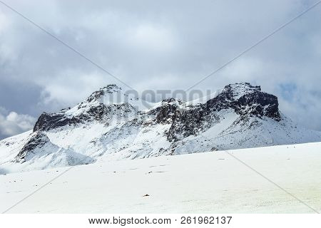 Langjokull Glacier In Iceland