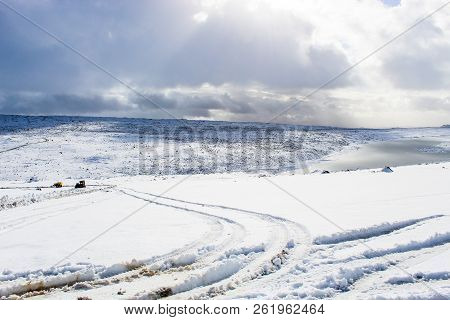 Langjokull Glacier In Iceland