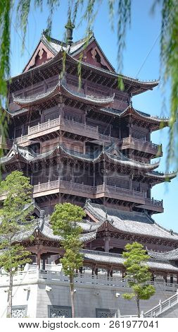 Wuhan, China - Sep 08, 2018: Guiyuan Temple S A Buddhist Temple Located On Wuhan City, Hubei Provinc