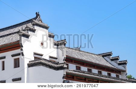 Wuhan, China - Oct 14, 2017: Guiyuan Temple S A Buddhist Temple Located On Wuhan City, Hubei Provinc