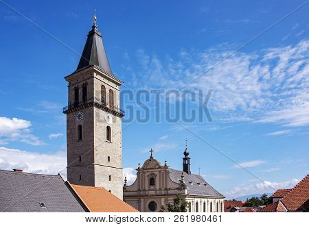 Gothic Tower From The Middle Ages In Judenburg, Austria