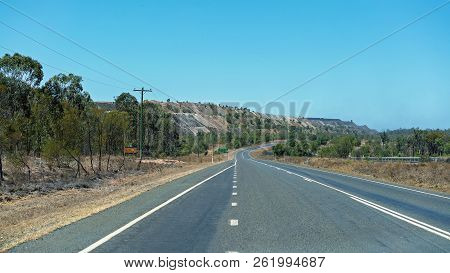 Overburden From Open Cut Coal Mining In Central Queensland Australia