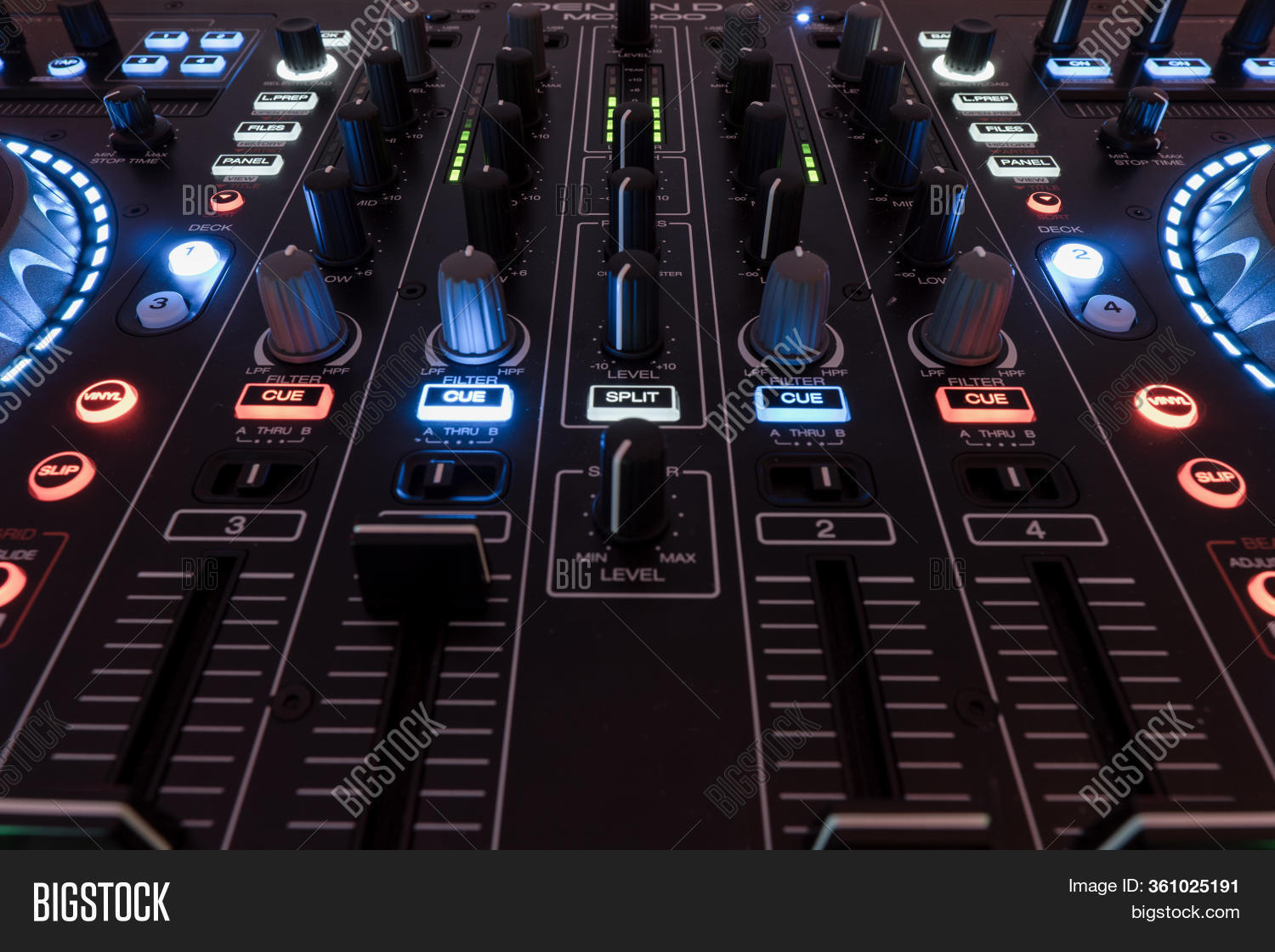 Top View Or Controller Top View Illuminated Image & Photo (Free Trial) | Bigstock