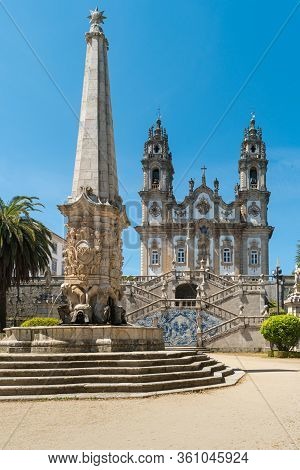 Nossa Senhora Dos Remedios Church, Lamego, Tras-os-montes, Portugal.