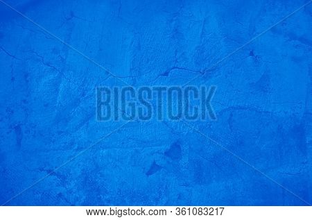 Abstract Blue Texture Background With Copy Space For Design.
