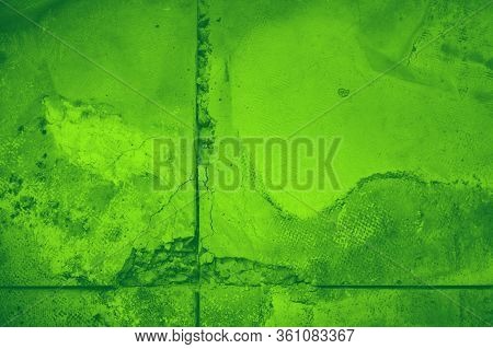 Abstract Green Bright Color Background For Design.