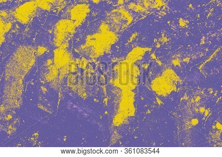 Abstract Violet, Purple And Yellow Colors Background For Design.