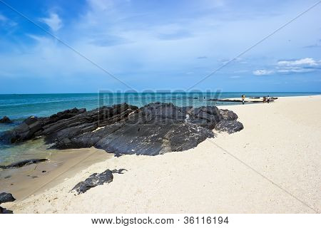 Samila praia em Songkhla