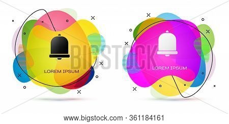 Color Church Bell Icon Isolated On White Background. Alarm Symbol, Service Bell, Handbell Sign, Noti