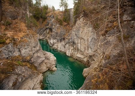 Beautiful Panoramic Landscape In The German Alps